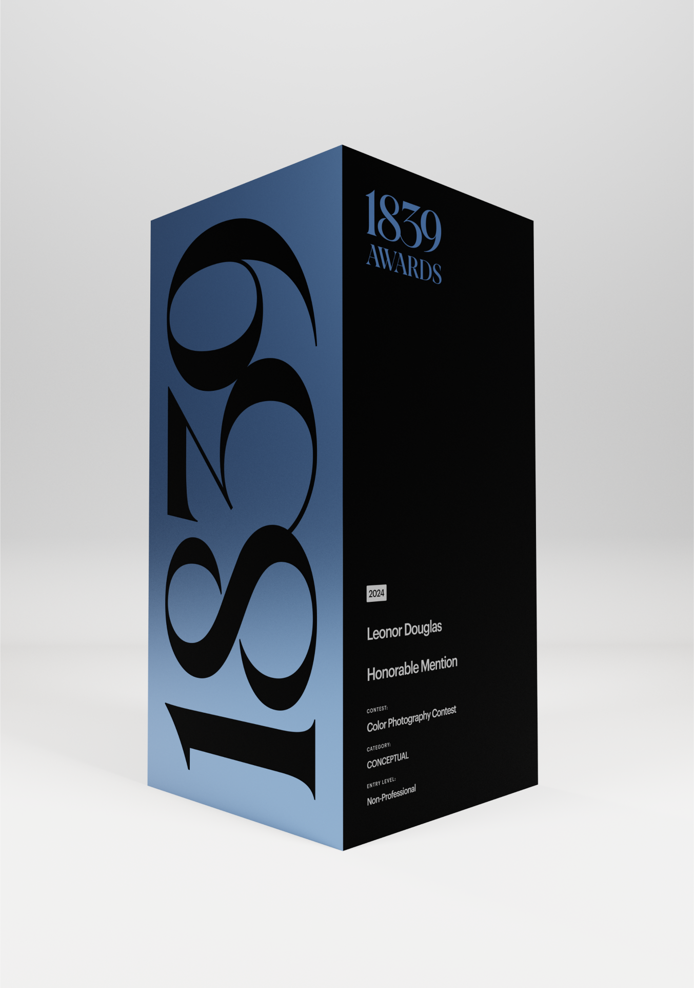 1839 Honorable Mention Trophy