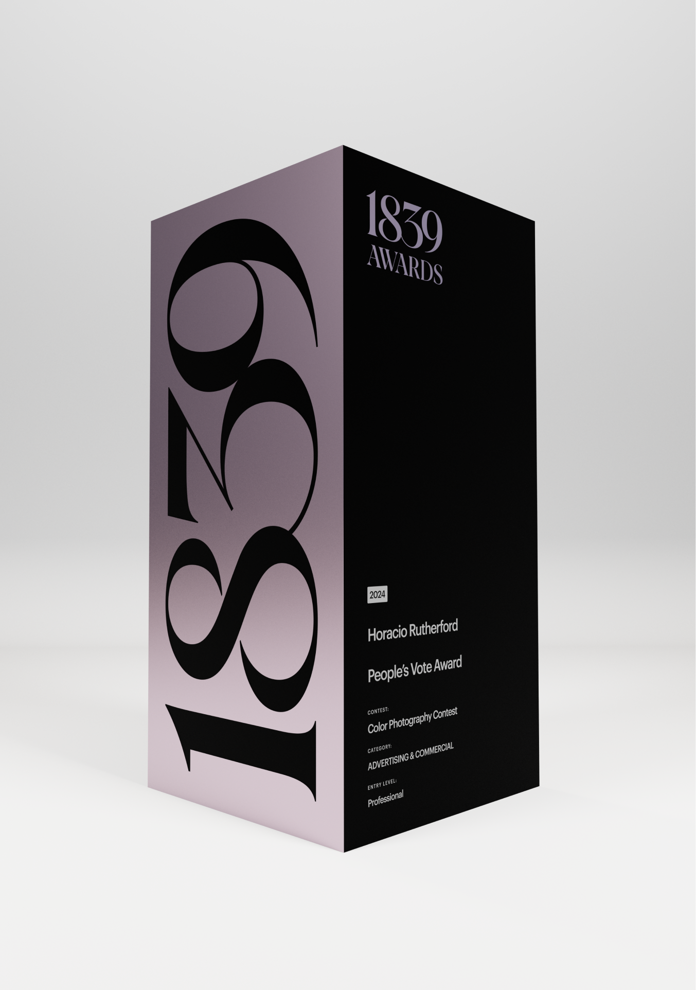 1839 People's Vote Award Trophy